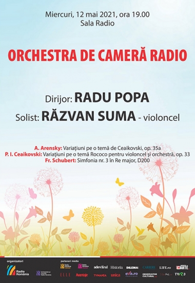 De la Ceaikovski la Arensky,  concert transmis LIVE de la SALA RADIO